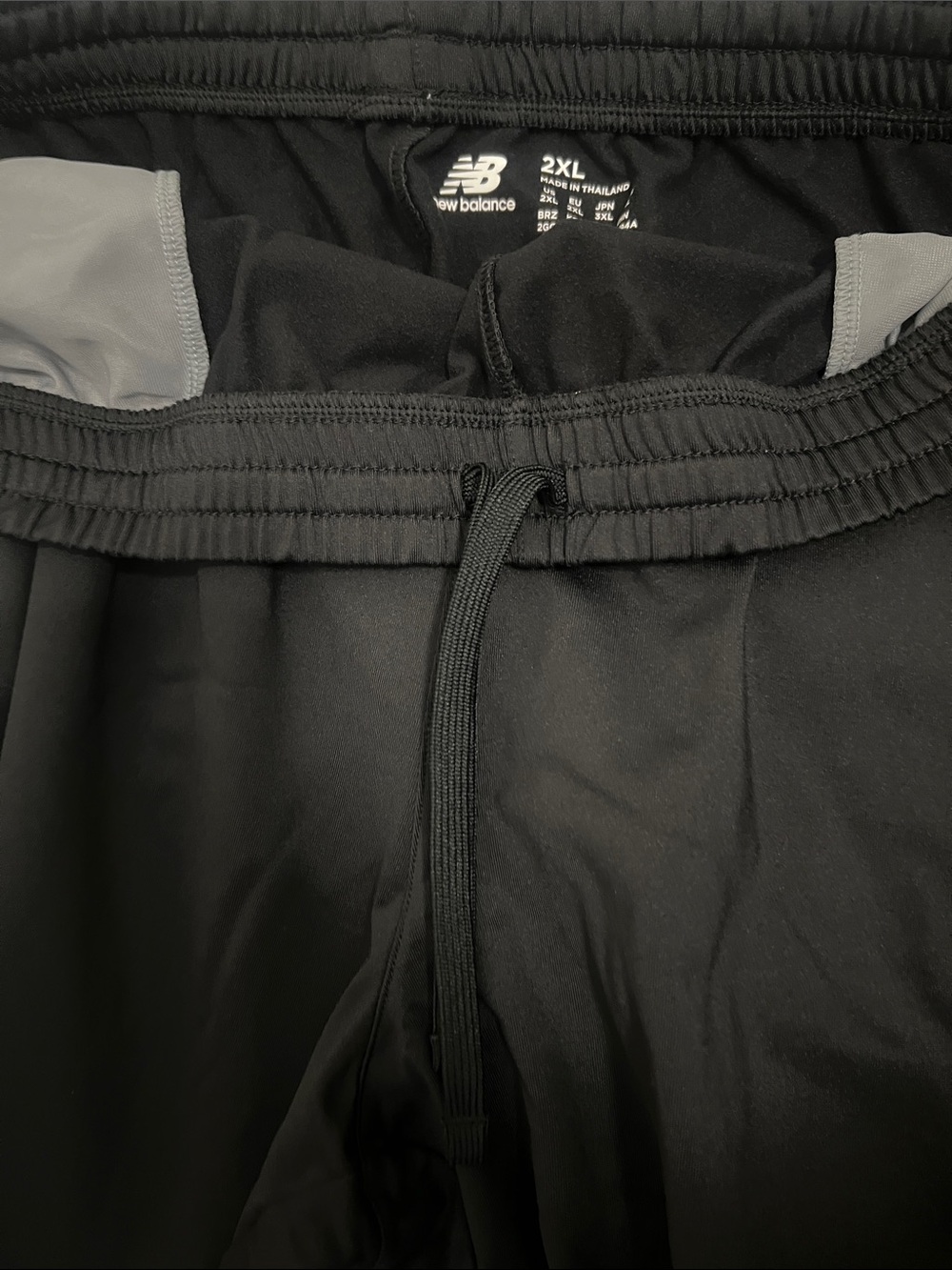 New Balance Black Away Team Pants Sz 2XL Zippered Pockets and Dry-Fit - Picture 10 of 13